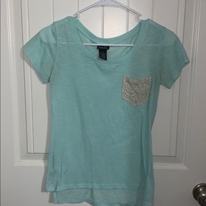 teal comfy tshirt